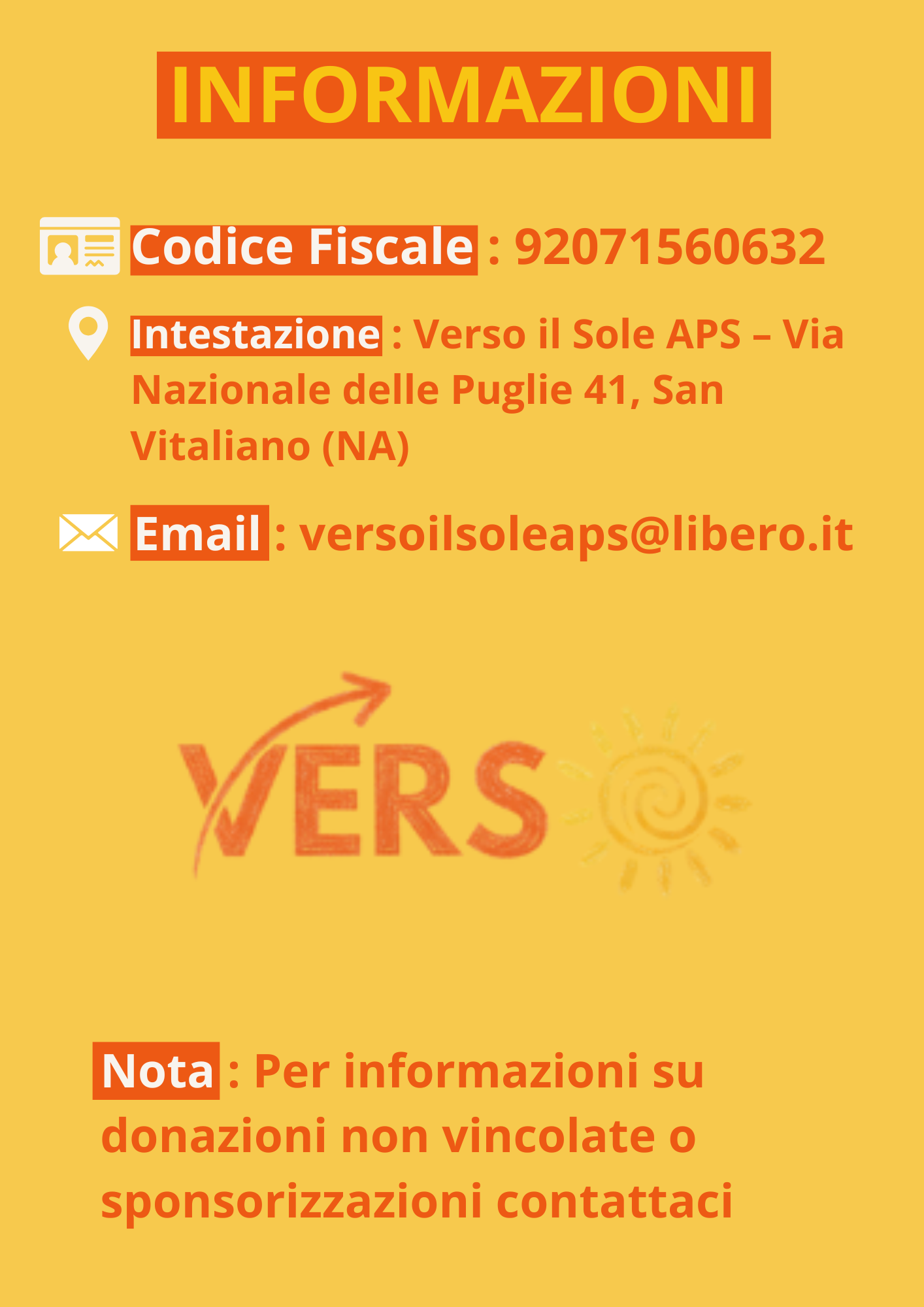 Sostienici VersoilsoleAPS